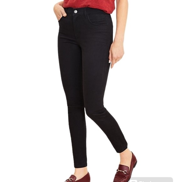 LOFT Denim - LOFT Five Pocket Black Denim Leggings